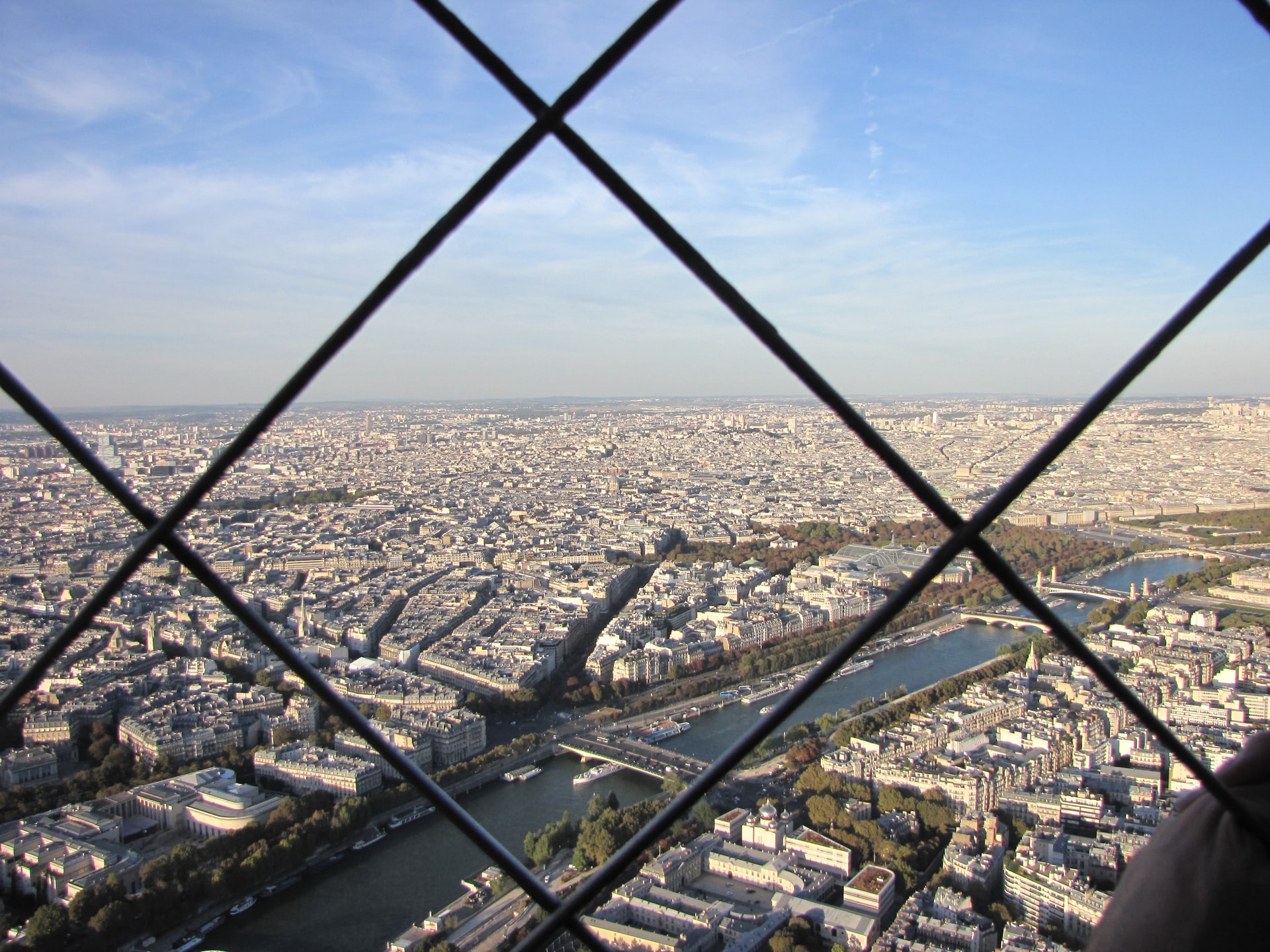 View of Paris from the Eiffel Tower