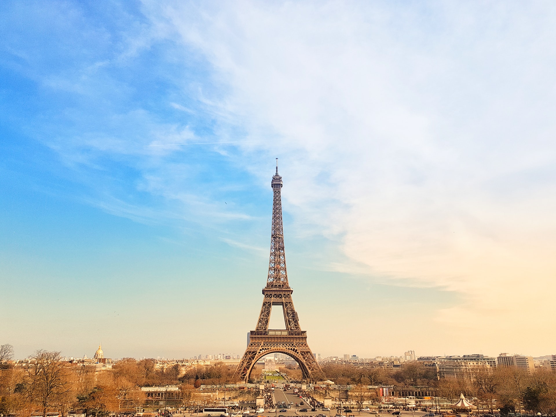 Eiffel Tower from a distance