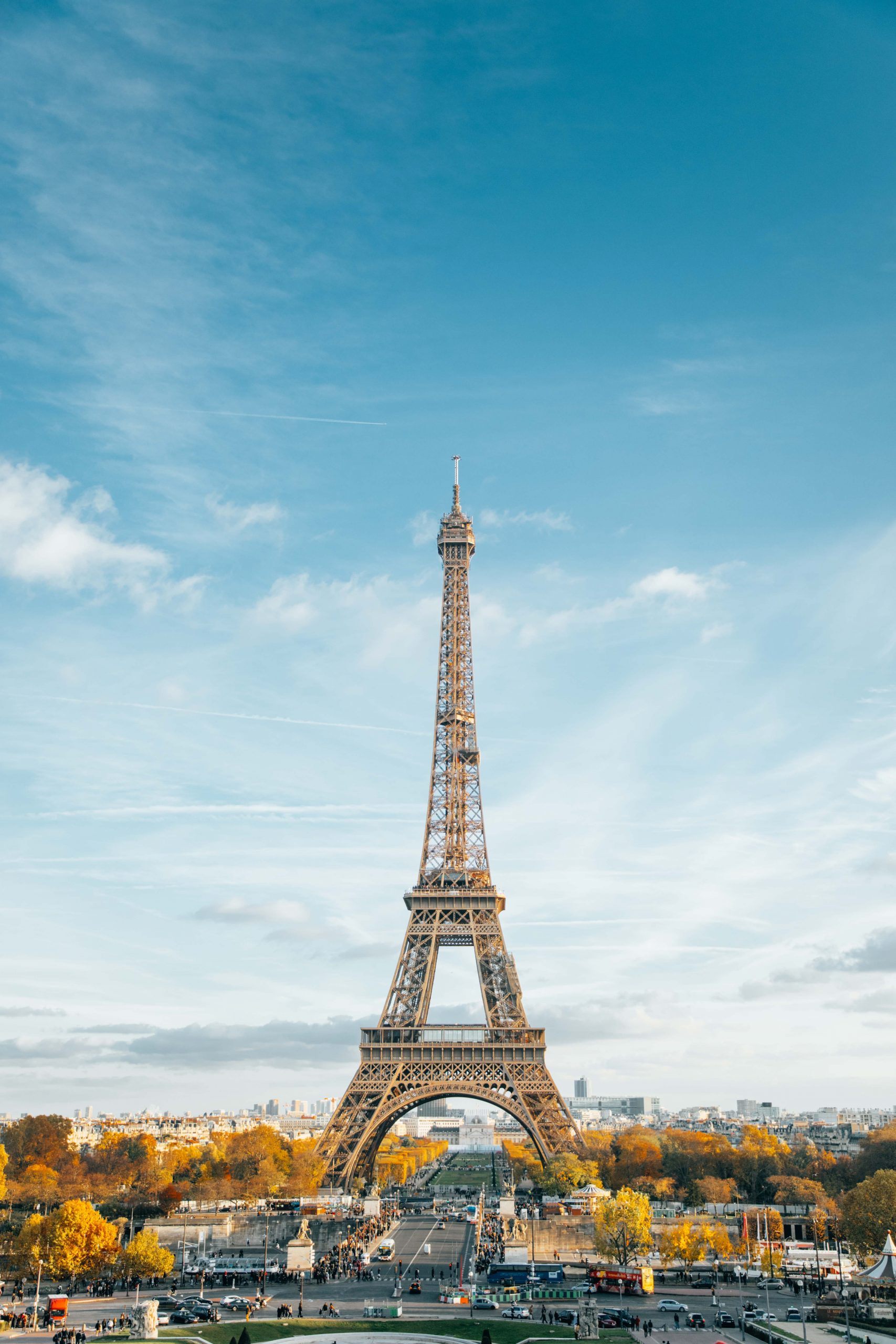 Eiffel Tower in fall