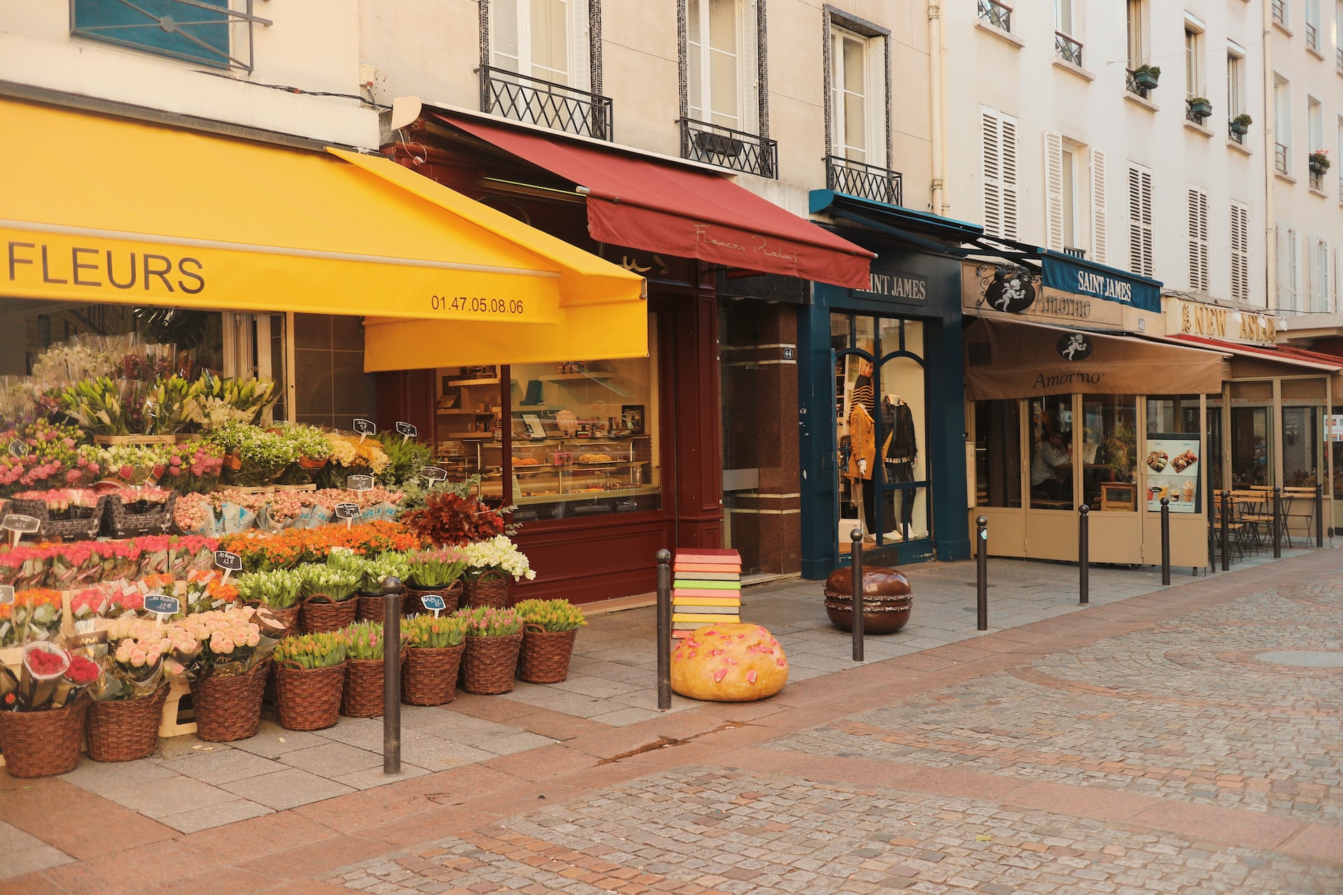 Champ de Mars picnic foods at local shops