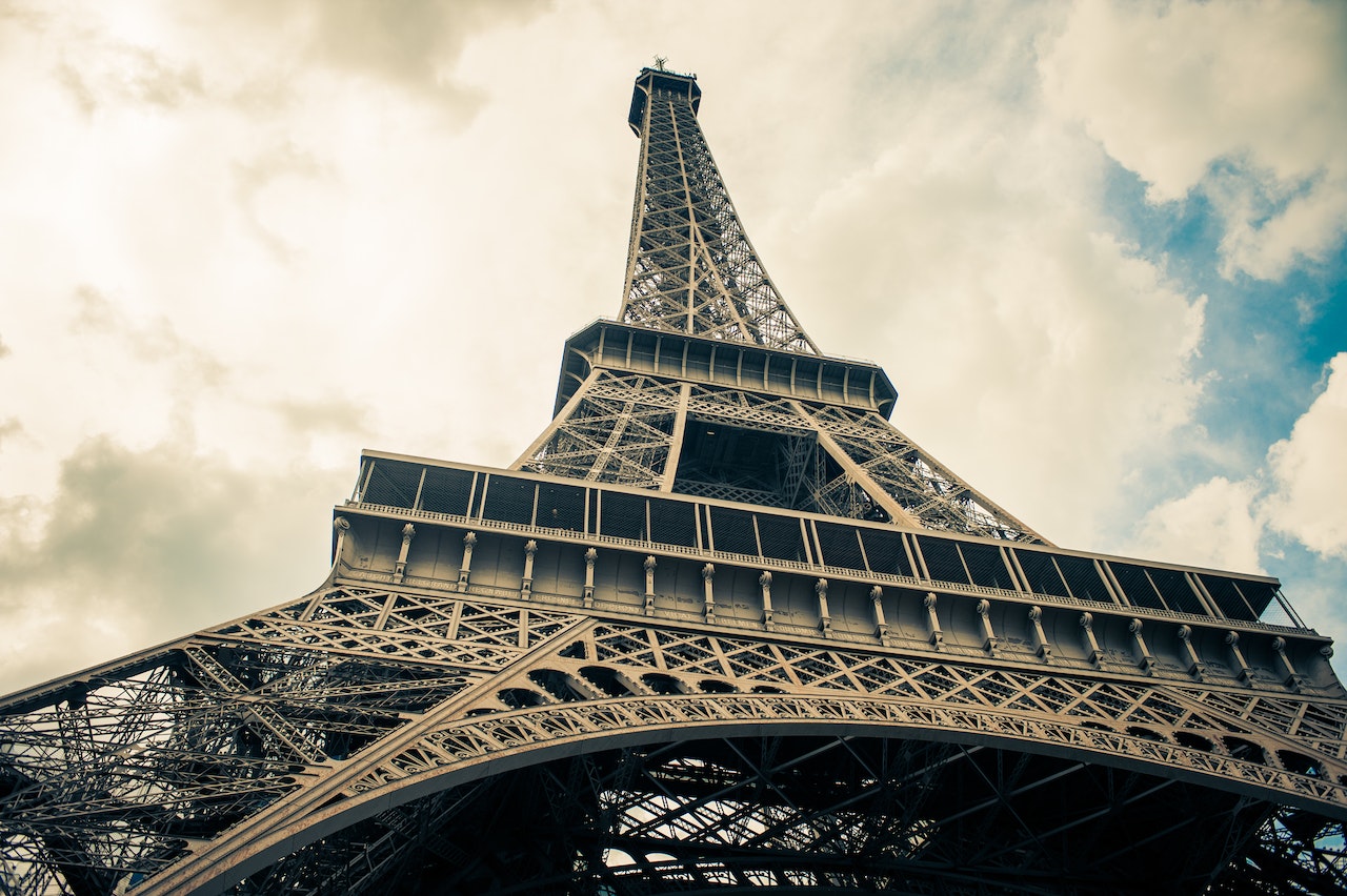 Eiffel Tower from below