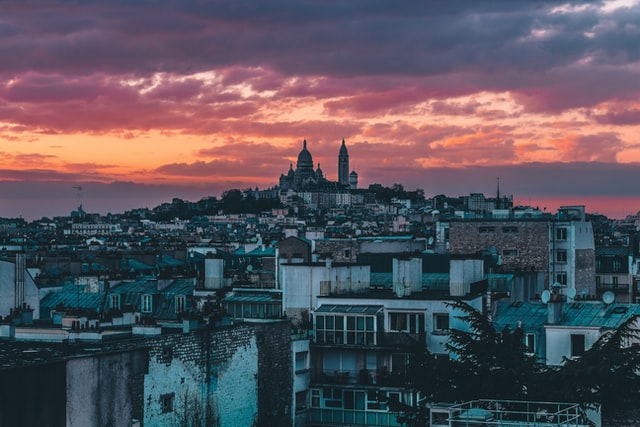 Montmartre at dusk