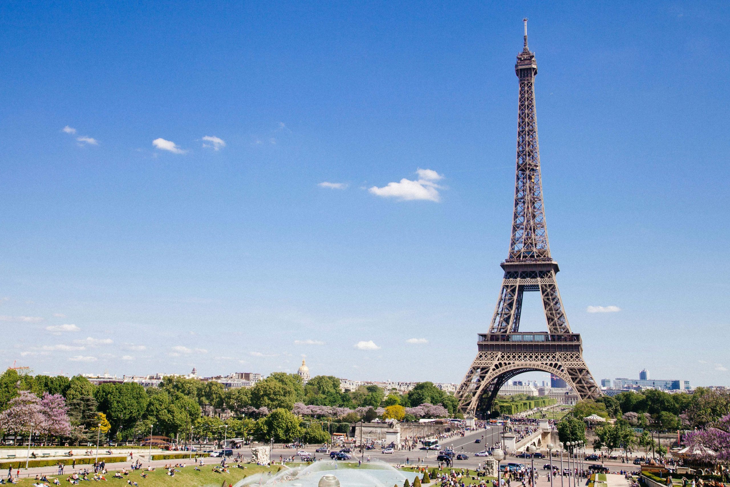 Aerial View of Eiffel Tower during daytime